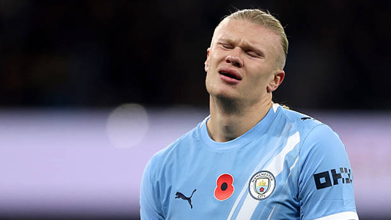 Erling Haaland Sumbang Lebih dari Separuh Gol Manchester City Musim Ini
