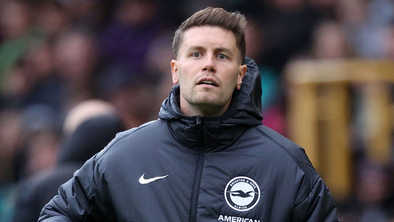 Manajer Brighton, Fabian Hurzeler. (Foto: Neal Simpson/Sportsphoto/Allstar via Getty Images)