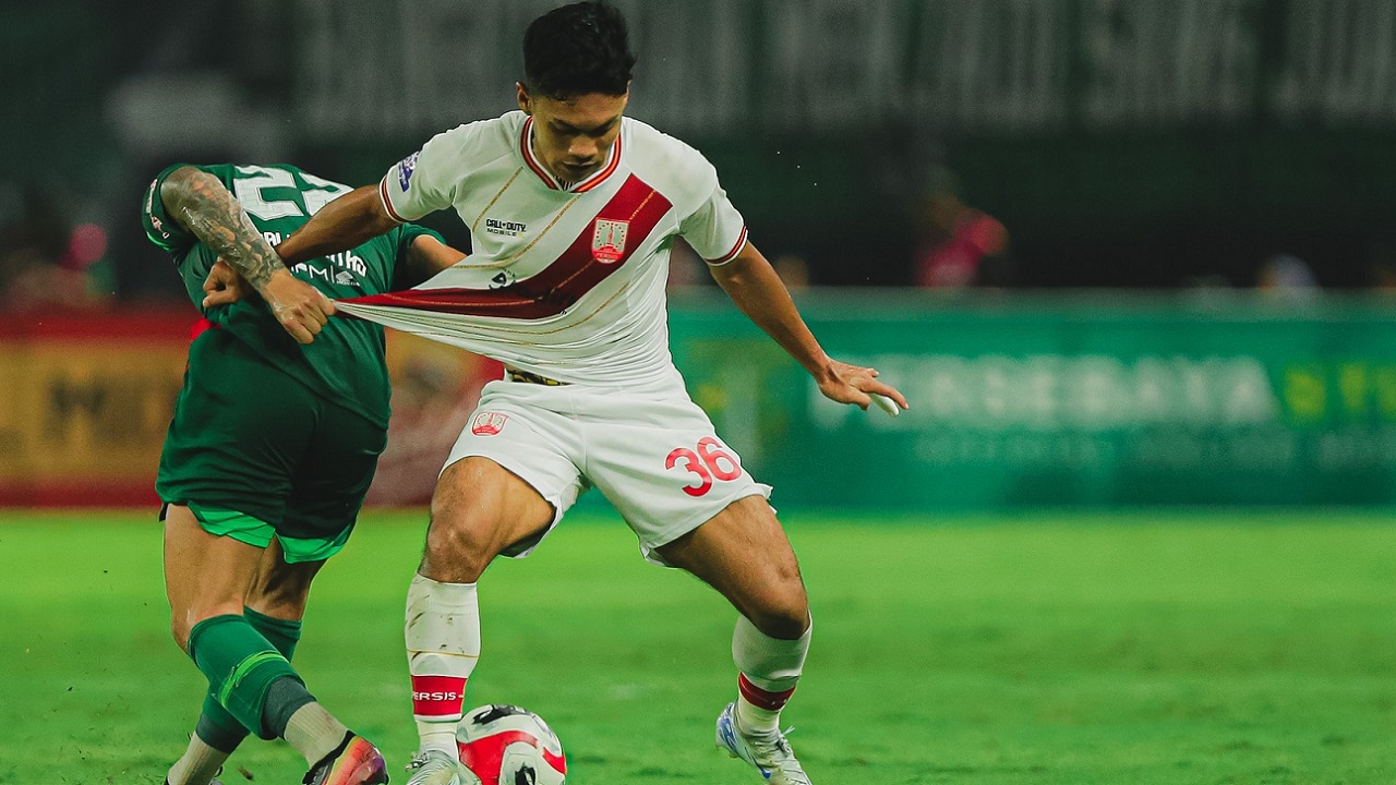 Pemain Persis Solo, Althaf Indie di laga kontra Persebaya Surabaya