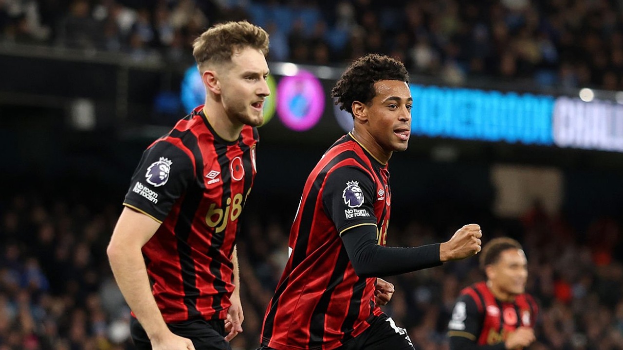 Tyler Adams mencetak gol perdananya untuk Bournemouth