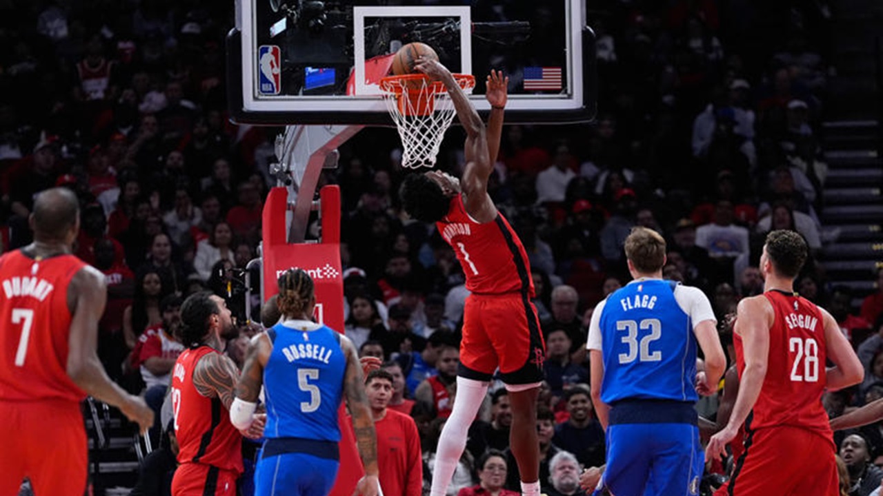 Amen Thompson Cetak Rekor saat Mengalahkan Mavericks