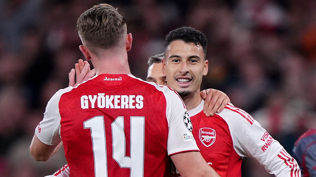 Duo Arsenal, Viktor Gyokeres dan Gabriel Martinelli