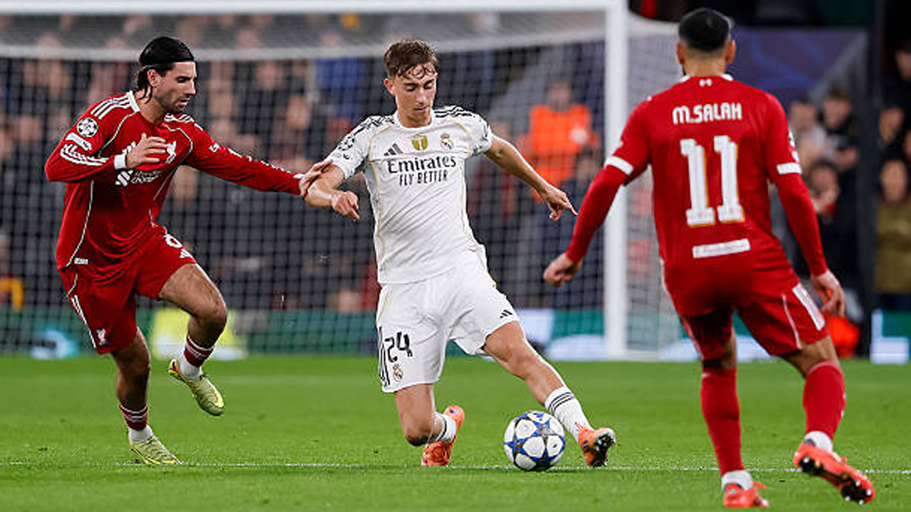 Hasil Pertandingan Champions League: Liverpool 1-0 Real Madrid