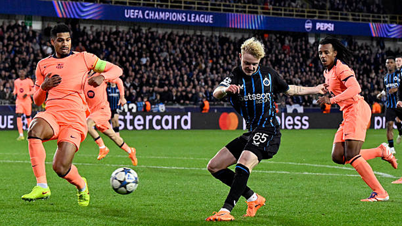 Hasil Pertandingan Champions League: Club Brugge 3-3 Barcelona
