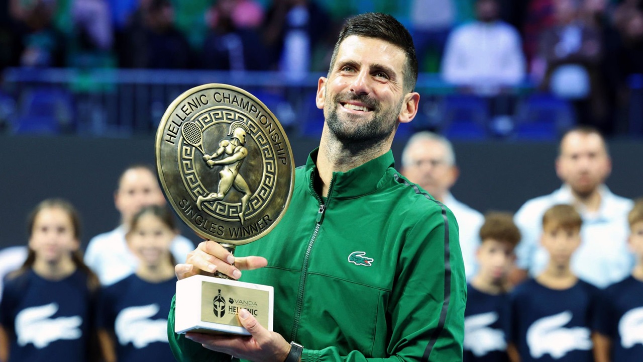 Novak Djokovic Angkat Gelar Ke-101 Di Athena Dengan Penuh Drama