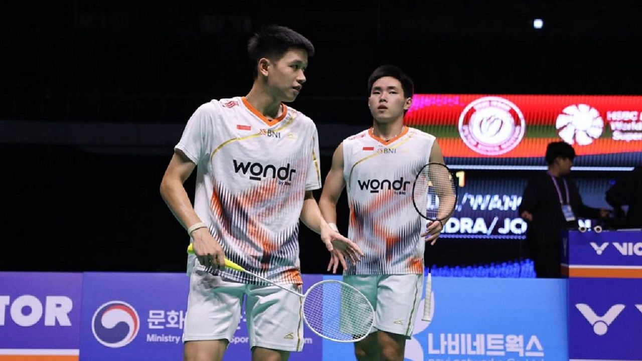 Raymond/Joaquin bersyukur bisa jadi runner-up di turnamen Korea Masters 2025.