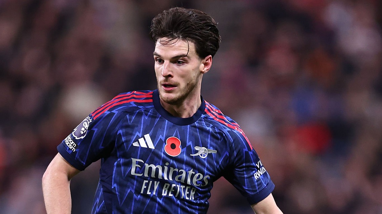 Gelandang Arsenal, Declan Rice, masuk radar Real Madrid