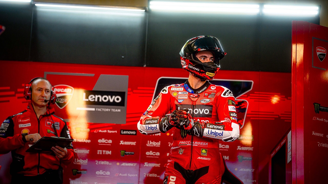 Francesco Bagnaia ungkap penyebabnya terjatuh di GP Portugal.