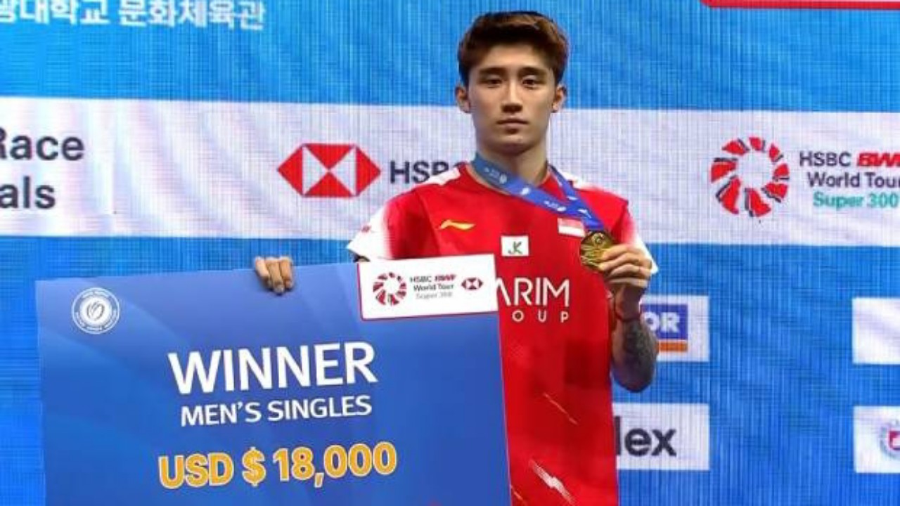 Jason Teh Akhiri Penantian Gelar World Tour di Korea Masters 2025