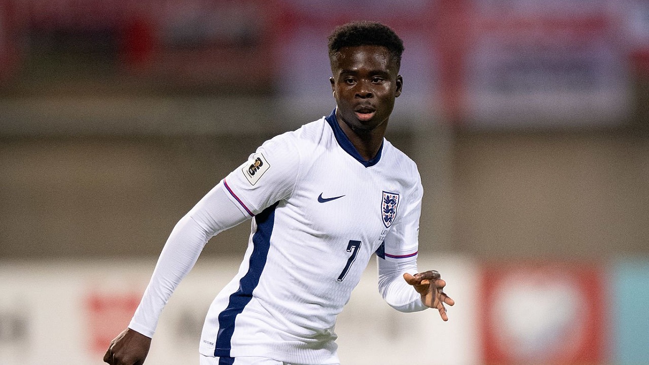 Winger timnas Inggris, Bukayo Saka