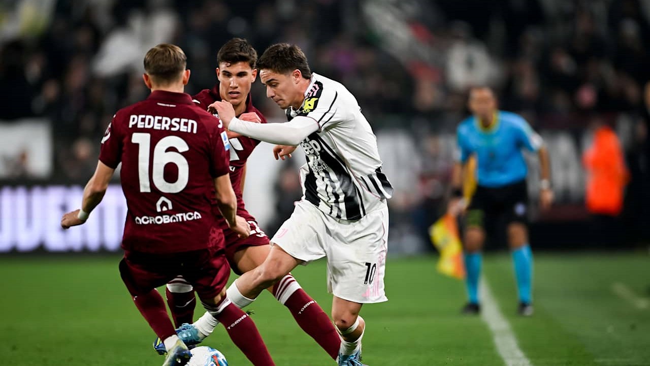 Kenan Yildiz beraksi untuk Juventus (Image: Juventus)