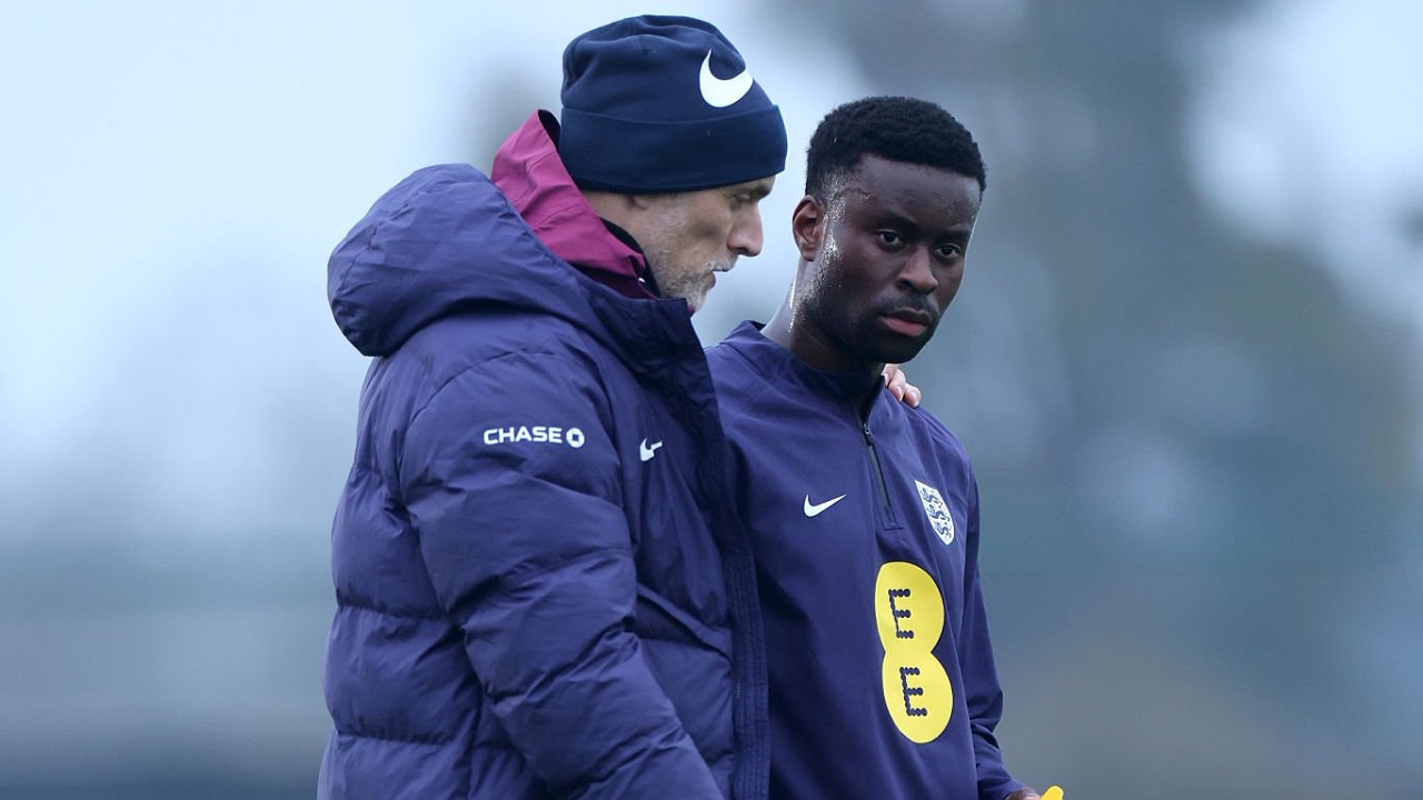 Thomas Tuchel dan Marc Guehi