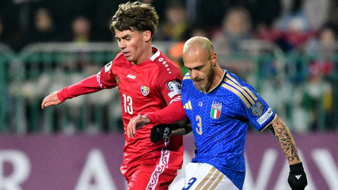 Hasil Pertandingan Kualifikasi WC2026: Moldova 0-2 Italia