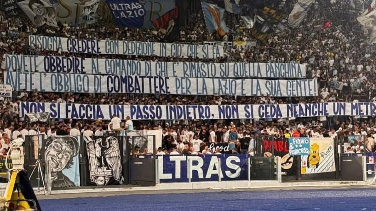 Ultras Lazio protes