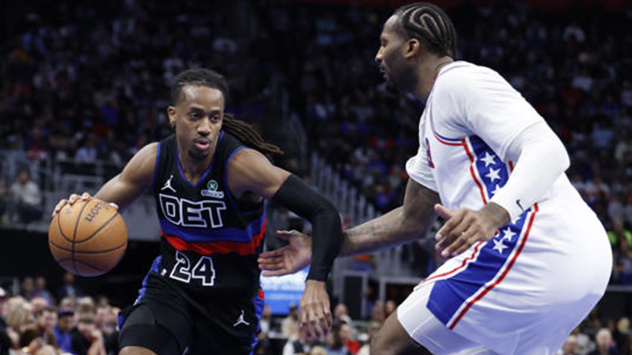 Detroit Pistons Hajar Sixers untuk Catat Sembilan Kemenangan Beruntun