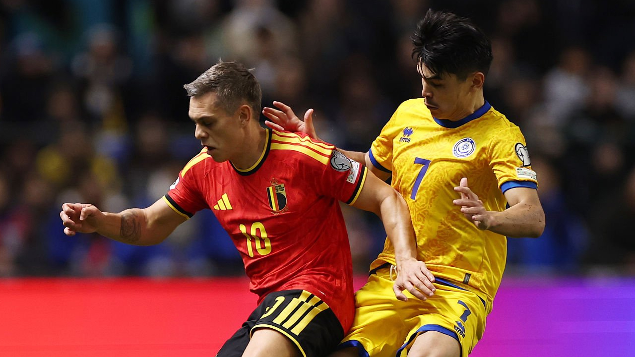 Hasil Pertandingan Kualifikasi WC2026: Kazakhstan 1-1 Belgia