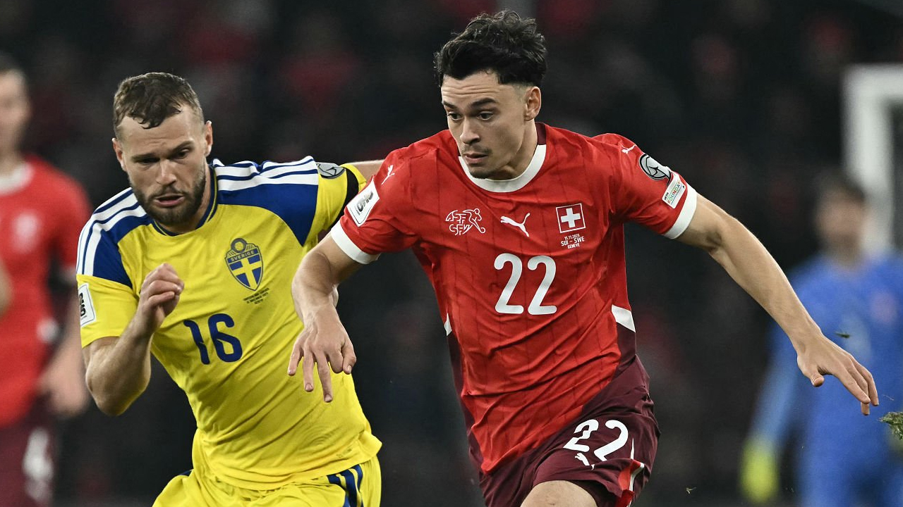 Hasil Pertandingan Kualifikasi WC2026: Swiss 4-1 Swedia