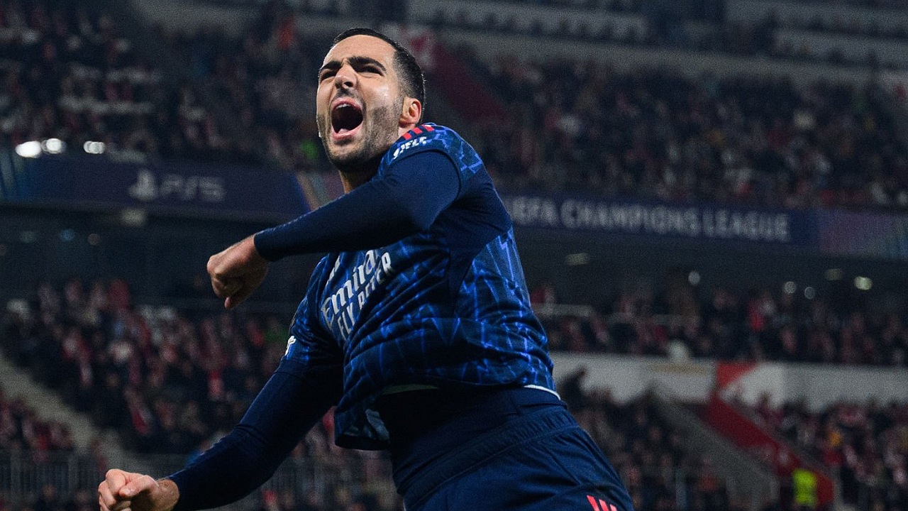 Gelandang Arsenal, Mikel Merino. (Foto: MB Media/Getty Images)