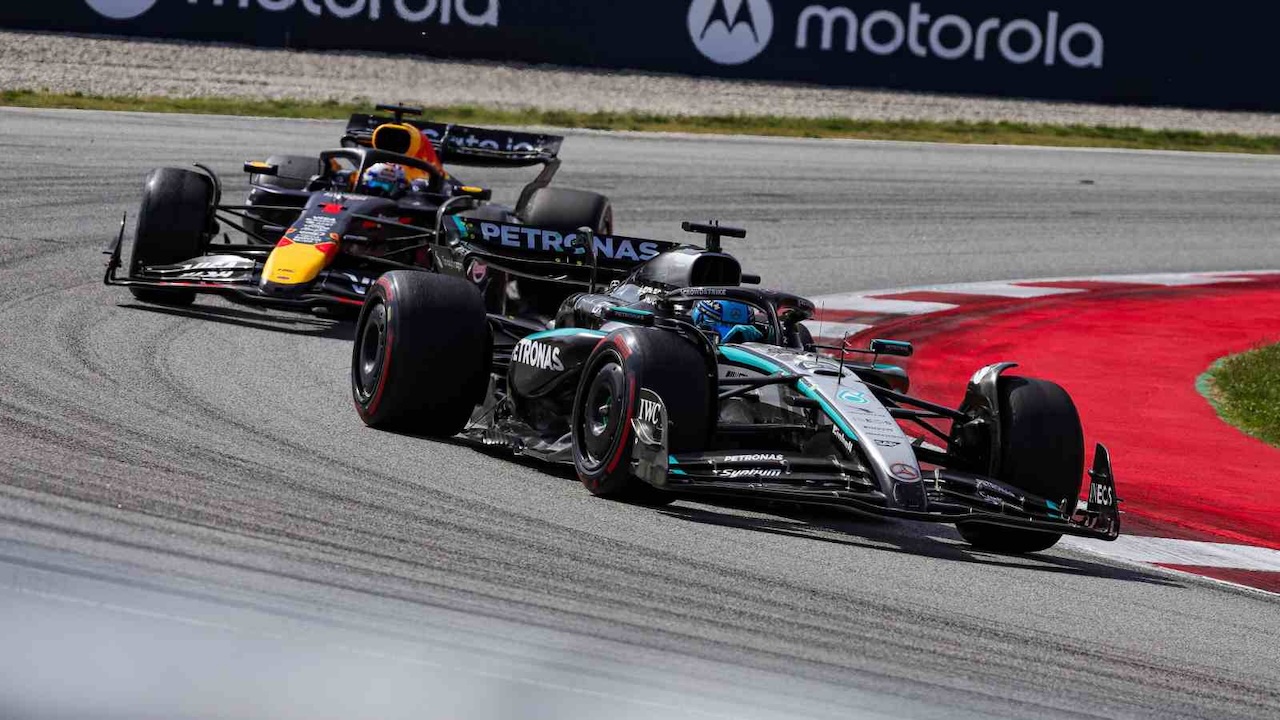 Max Verstappen, George Russell