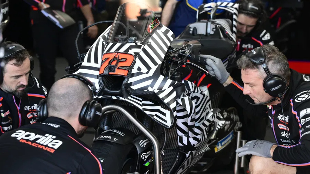 Aprilia Pamerkan Fairing Aerodinamika Baru di Tes MotoGP Valencia