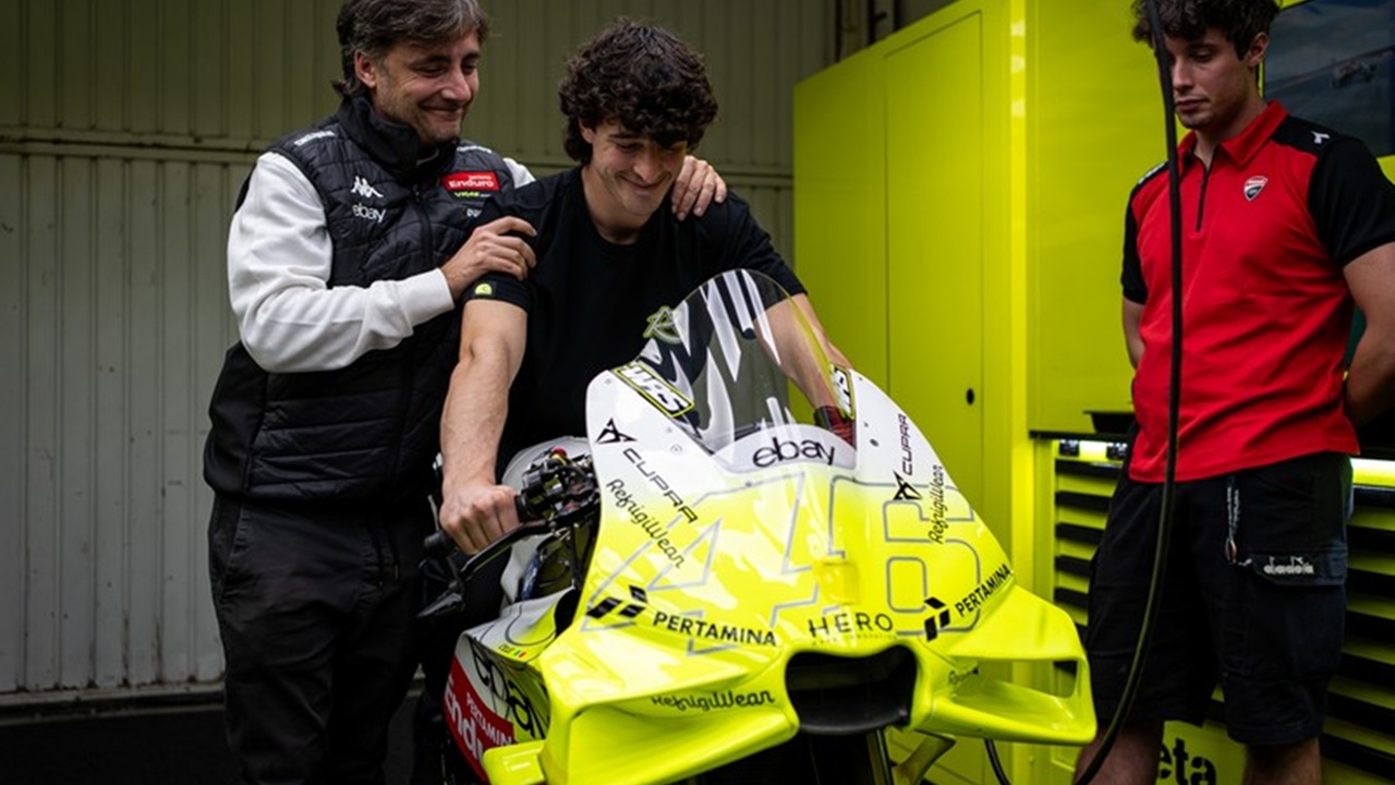 Celestino Vietti gantikan Franco Morbidelli di VR46 pada tes pasca musim Valencia MotoGP 2025