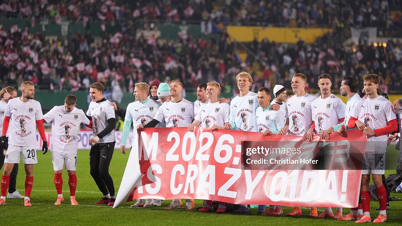 Austria terakhir tampil di Piala Dunia pada 1998