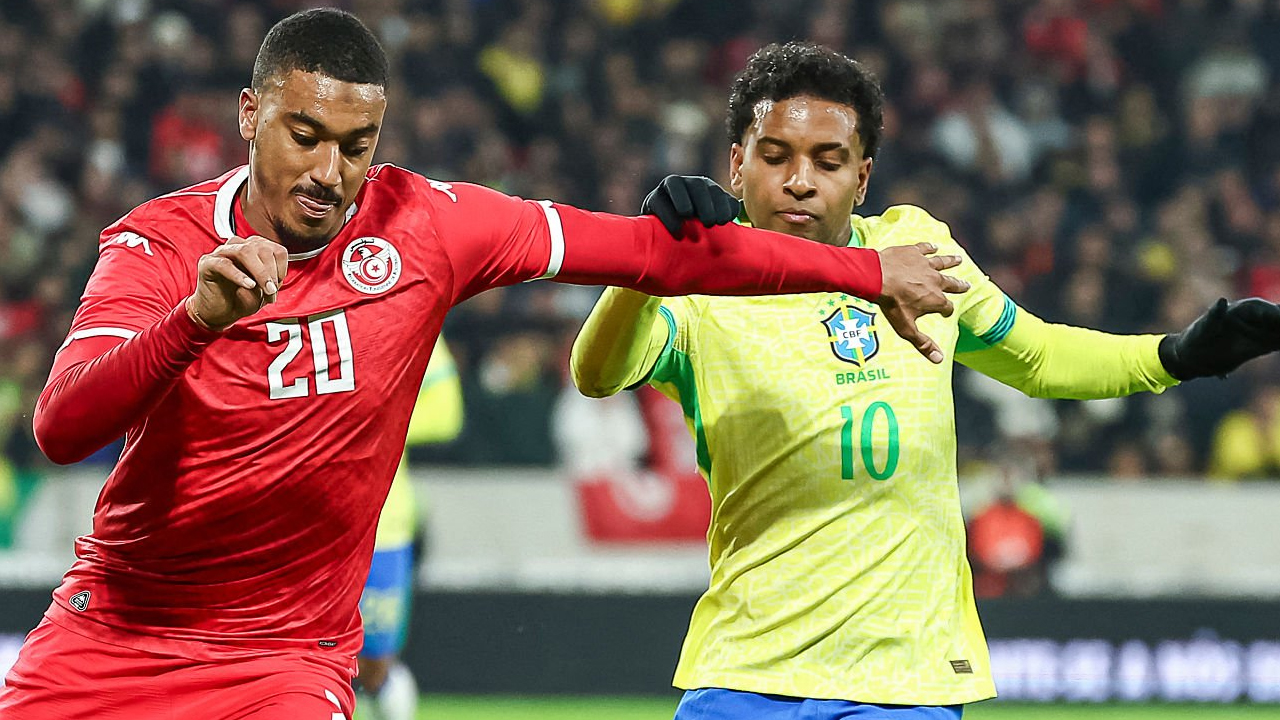 Hasil Pertandingan Persahabatan: Brasil 1-1 Tunisia