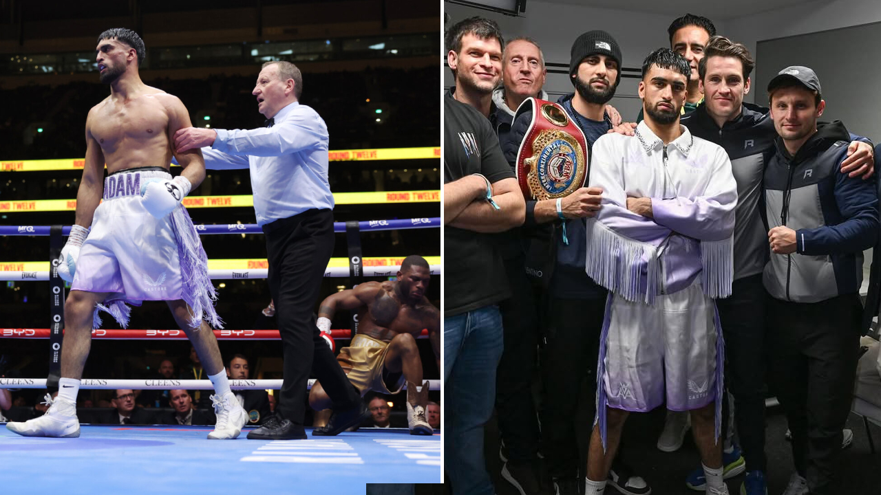 Adam Azim mengalahkan Kurt Scoby akhir pekan lalu dalam pertarungan pembuka acara Chris Eubank Jr.–Conor Benn II di London. (Foto: Fight TV)