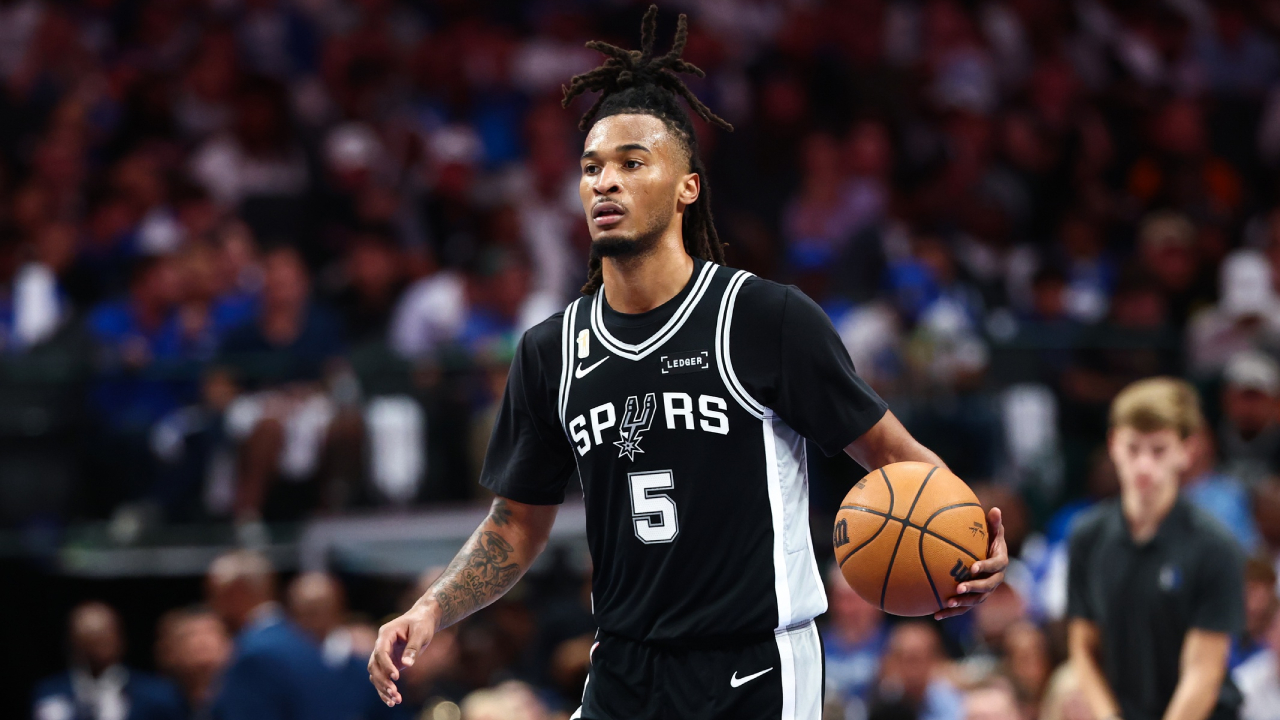 Stephon Castle, peraih NBA Rookie of the Year 2024-25, menjalani musim sensasional—rata-rata 17,3 poin, 7,5 assist, dan 5,8 rebound. (Foto: AP)