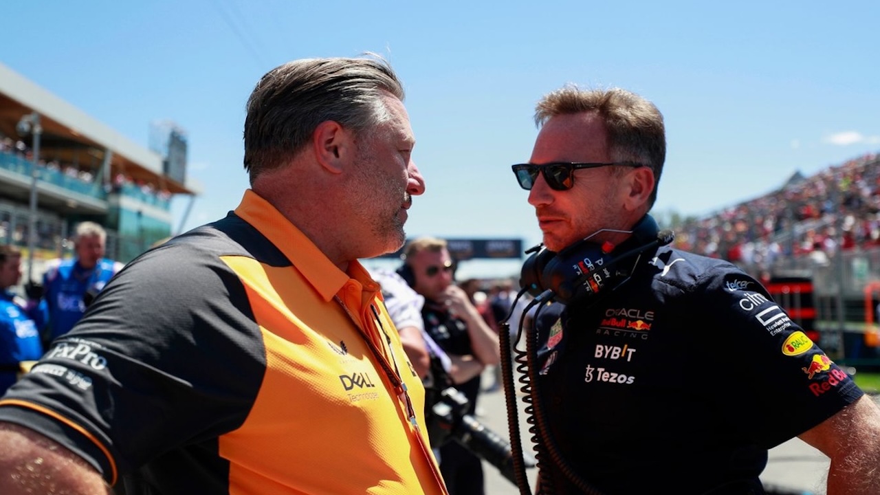 Christian Horner, Red Bull, Zak Brown, McLaren