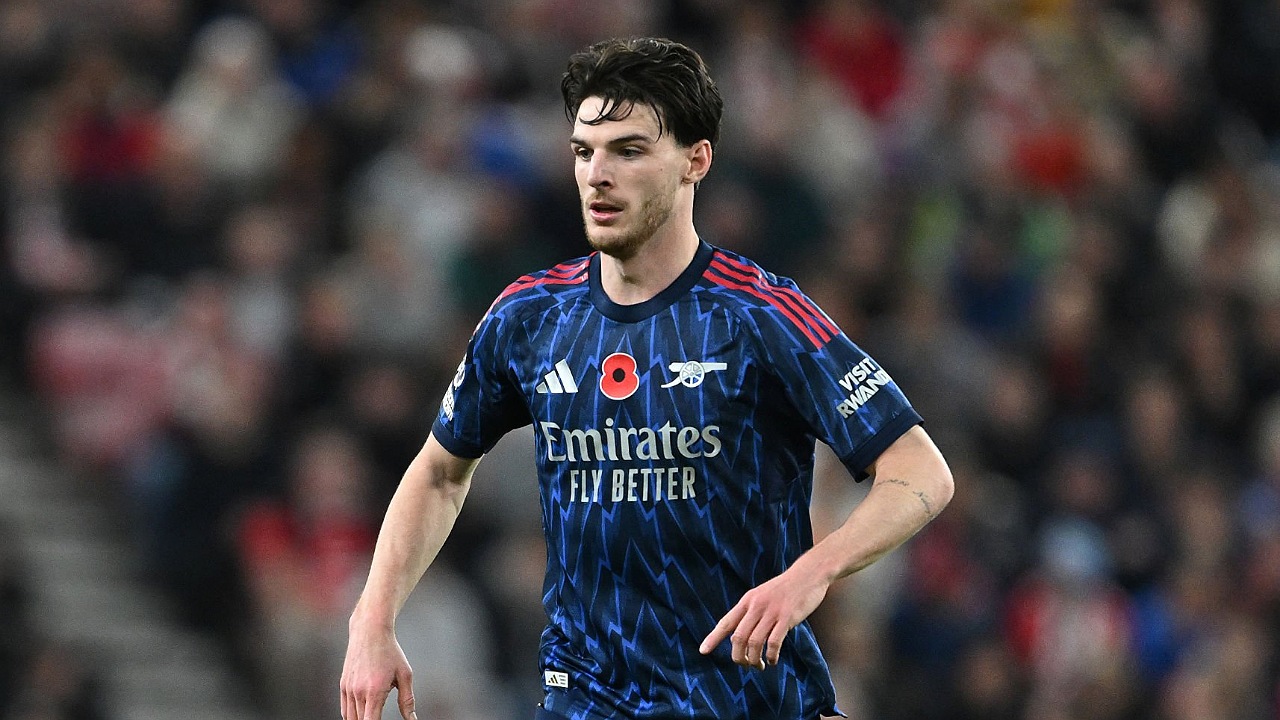 Gelandang Arsenal, Declan Rice. (Foto: David Price/Getty Images)