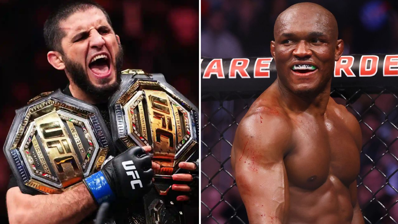 Islam Makhachev (kiri) dan Kamaru Usman. (Foto: Fight TV)