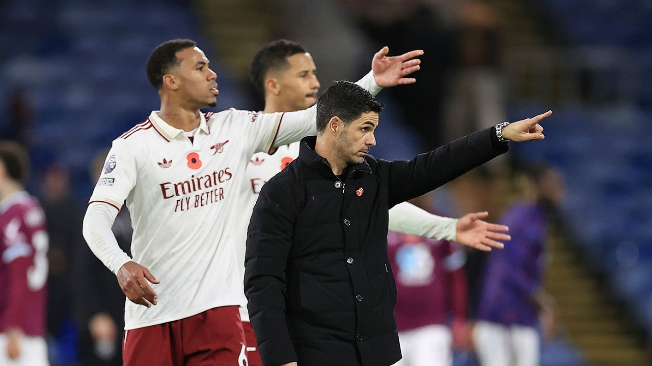 Gabriel Magalhaes dan manajer Arsenal, Mikel Arteta