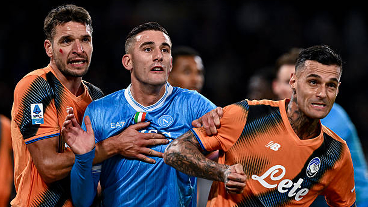 Hasil Pertandingan Serie A Italia: Napoli 3-1 Atalanta