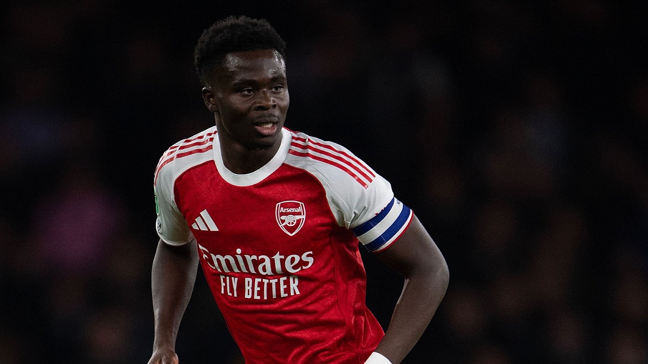 Bintang Arsenal, Bukayo Saka. (Foto: Visionhaus/Getty Images)
