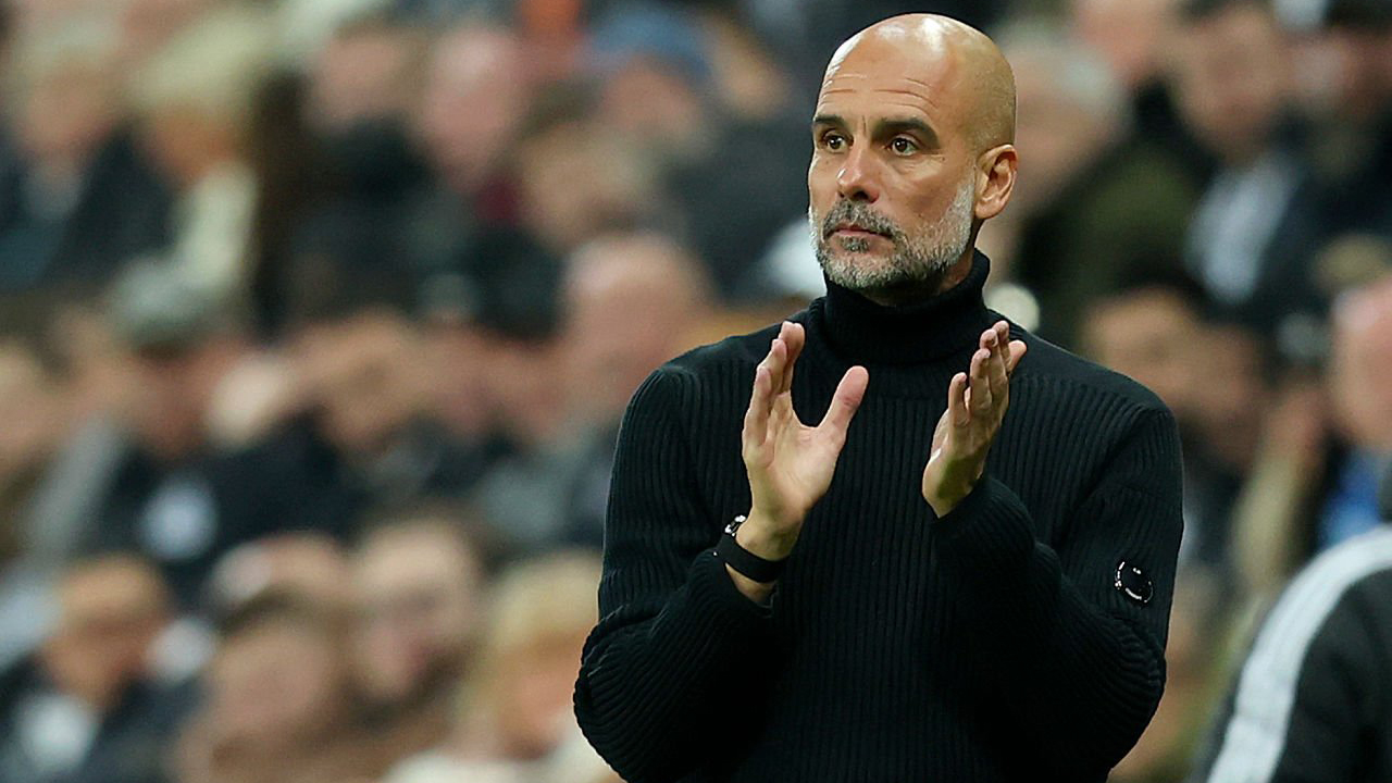 Pep Guardiola. (Foto: Ed Sykes/Sportsphoto/Allstar)