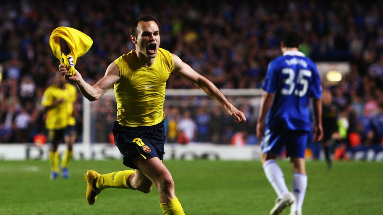 Andres Iniesta Mengenang Momen Cetak Gol di Stamford Bridge