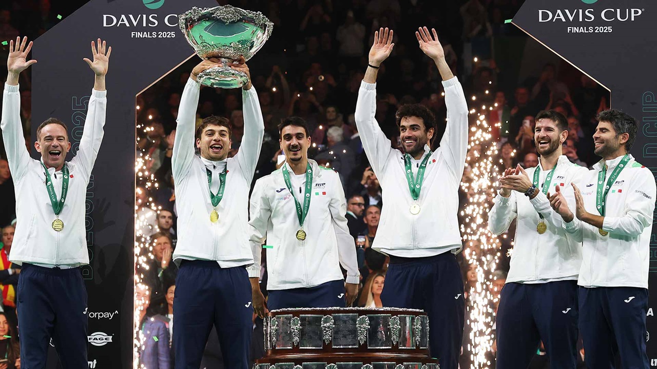 Hasil Davis Cup: Spanyol Bertekuk Lutut, Italia Cetak Hat-Trick