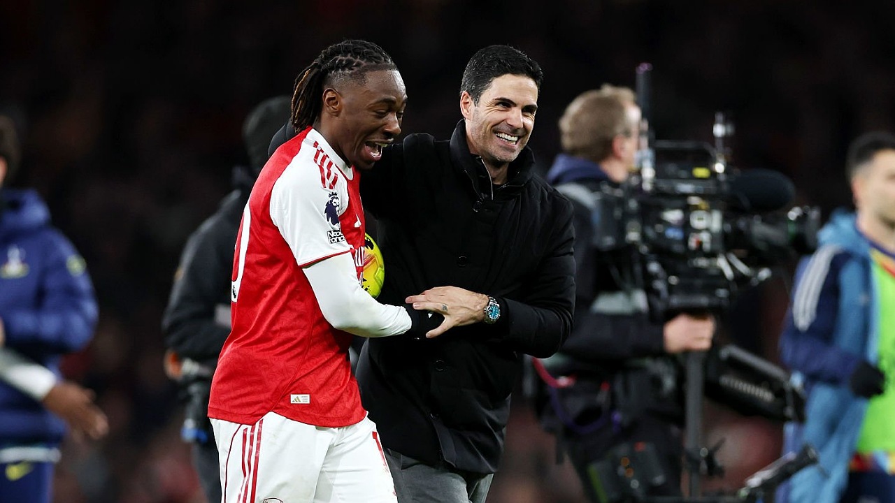 Eberechi Eze dan manajer Arsenal, Mikel Arteta