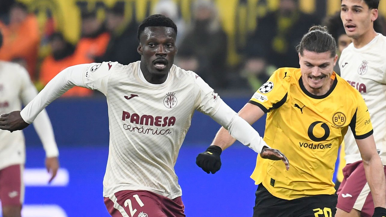 Dortmund vs Villarreal via gettyimages