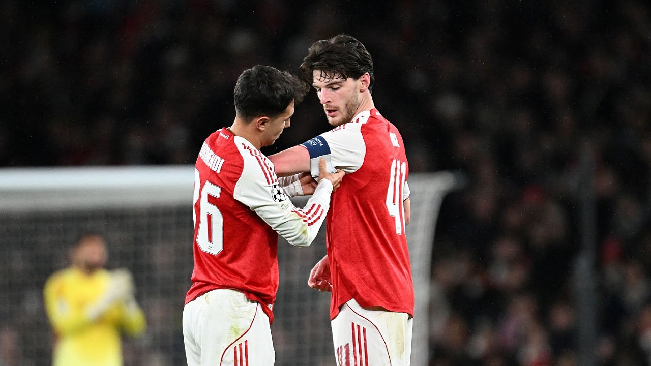 Martin Zubimendi dan Declan Rice