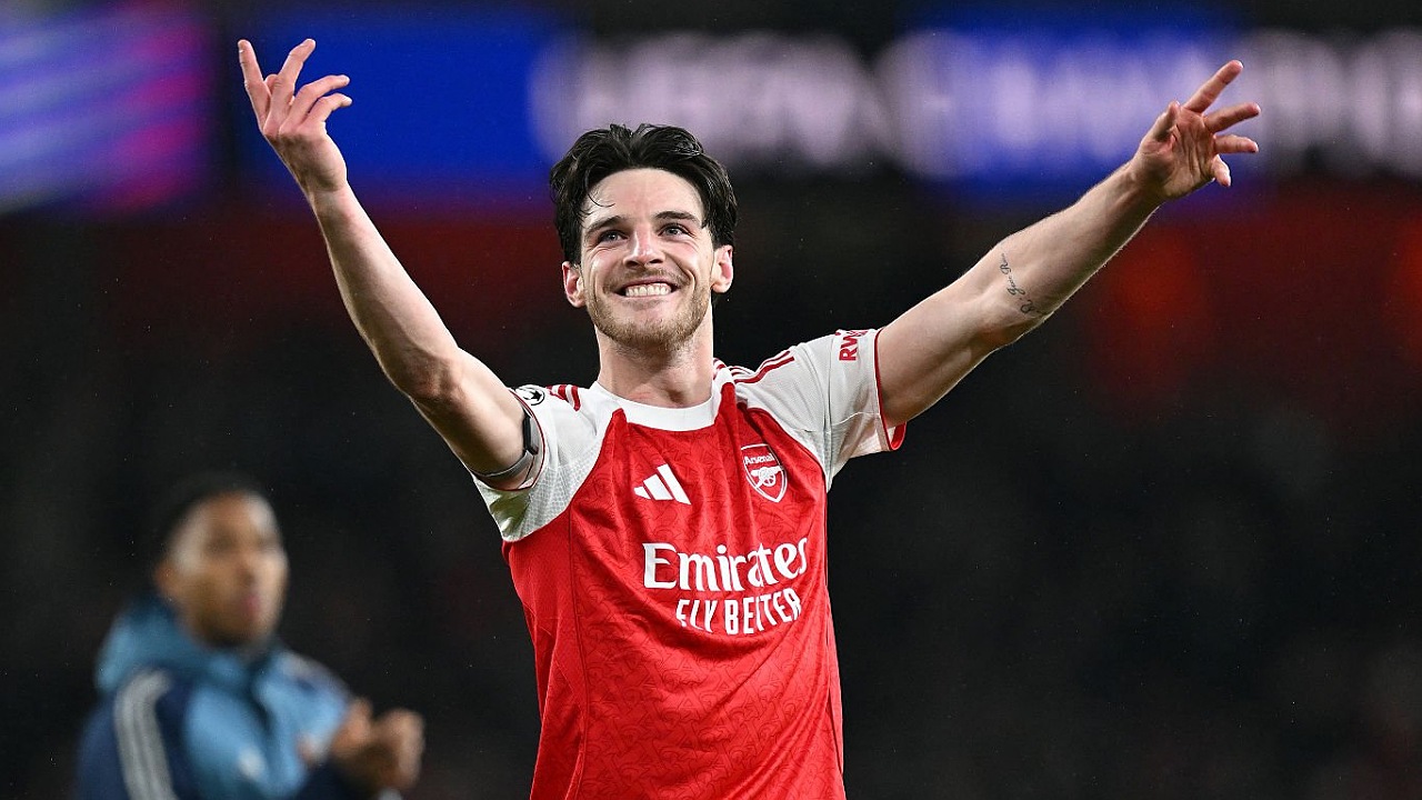 Gelandang Arsenal, Declan Rice