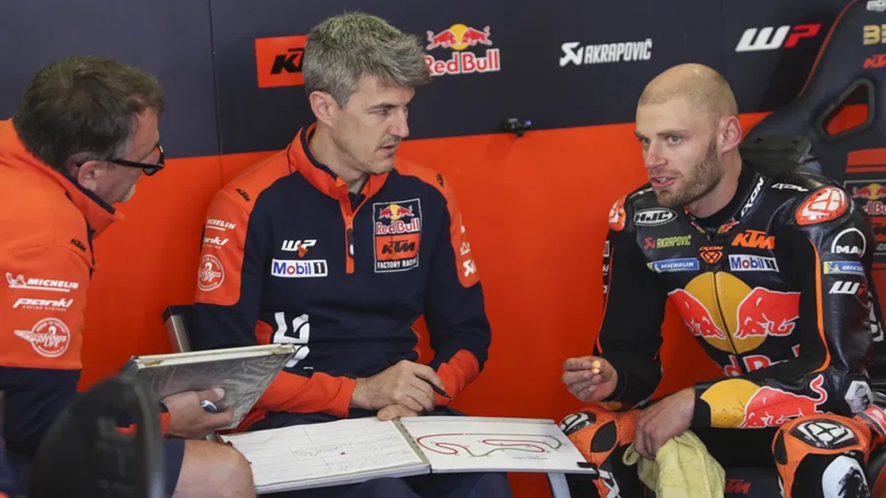 Brad Binder dan Andres Madrid KTM