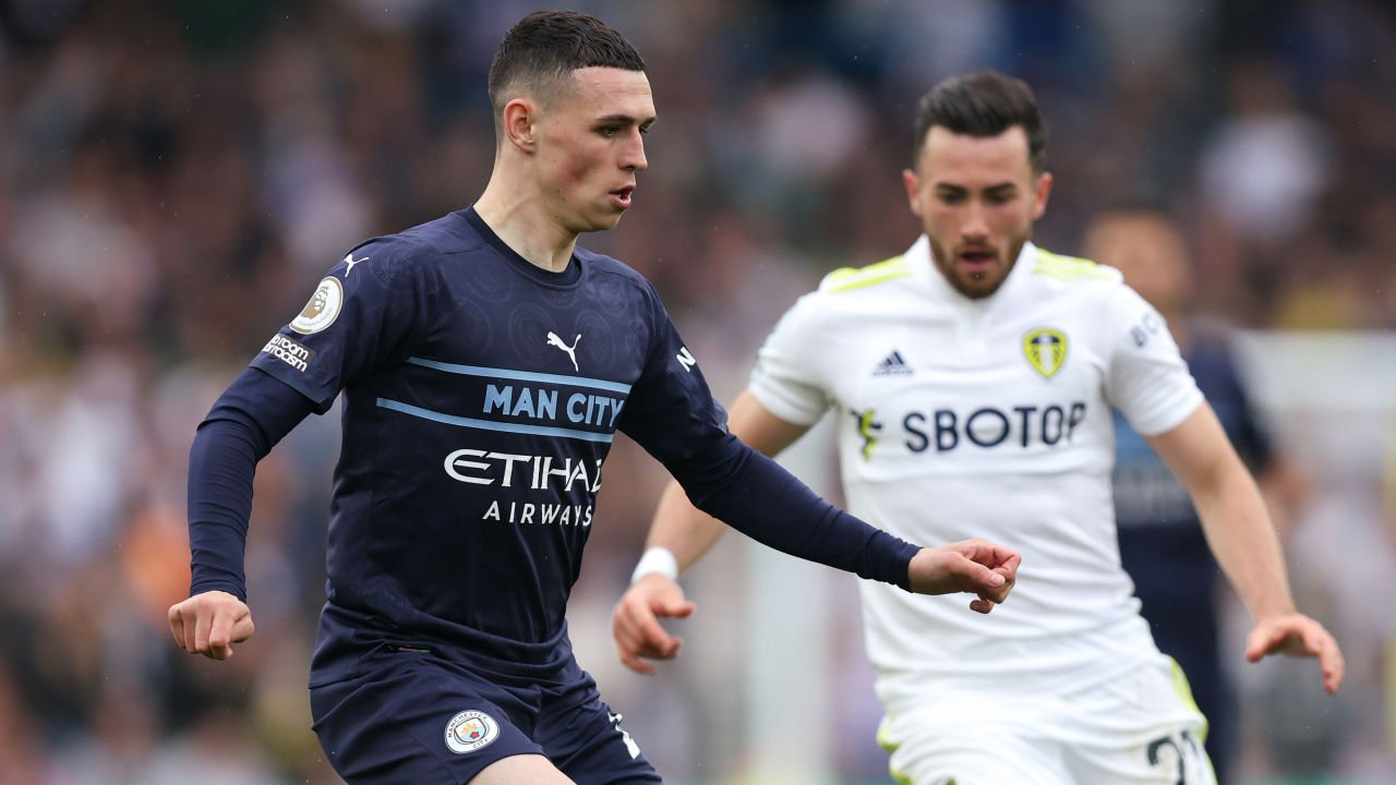 Manchester City vs Leeds United via gettyimages