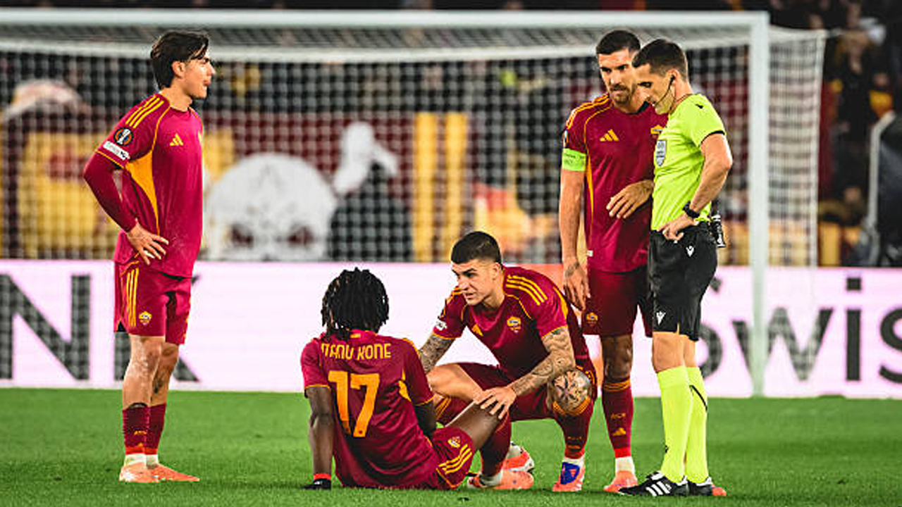 Lawan Napoli, AS Roma Bisa Tak Diperkuat Neil El Aynaoui dan Manu Kone