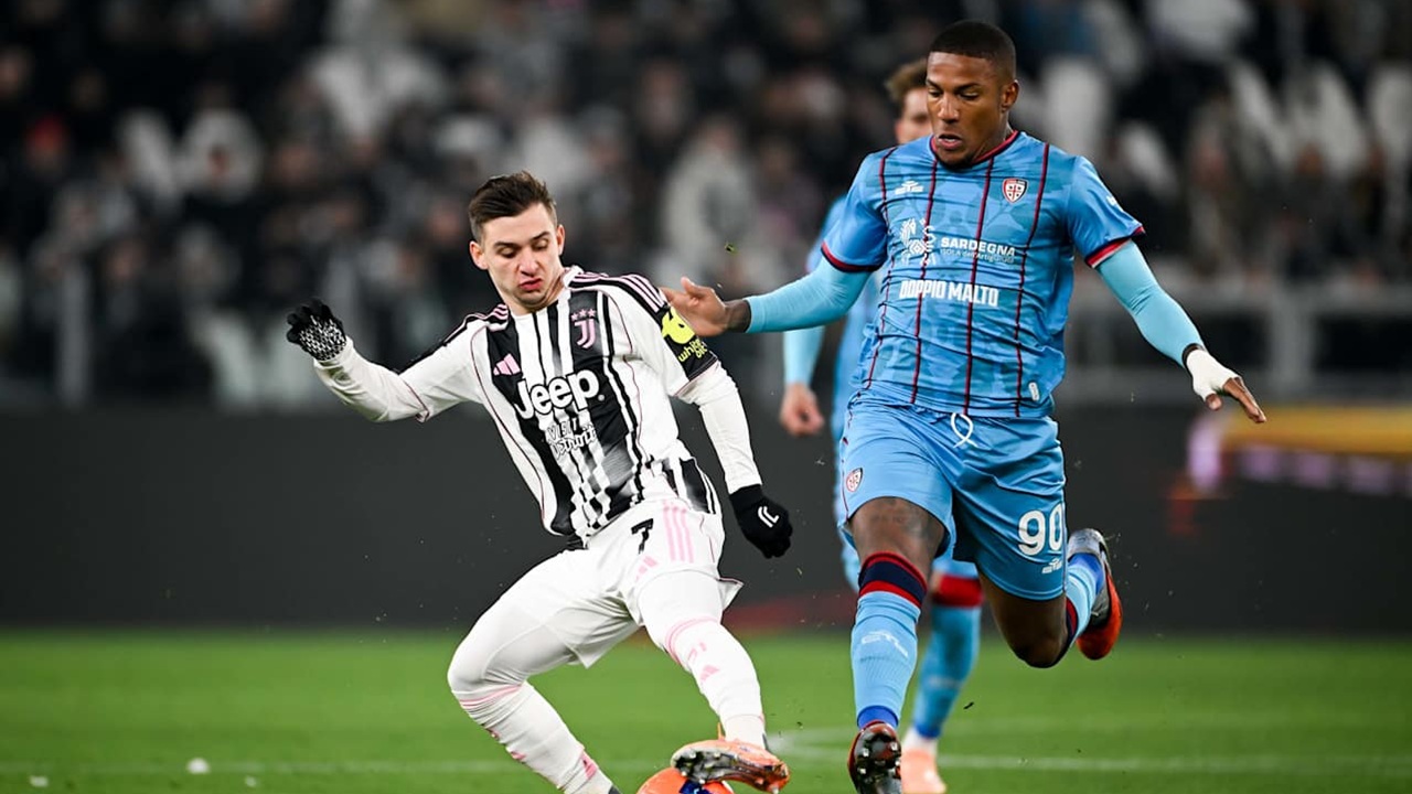 Francisco Conceicao di laga kontra Cagliari (Image: Juventus)