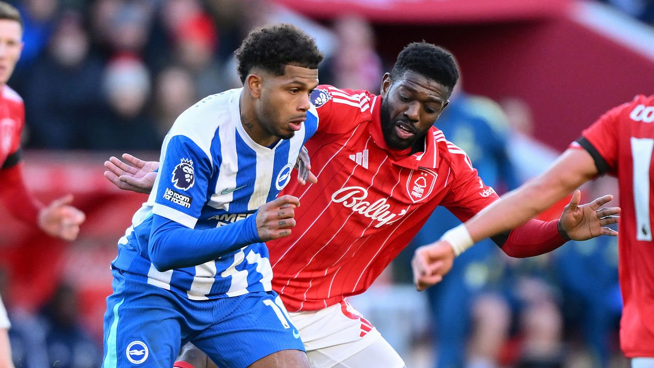 Hasil Pertandingan Premier League: Nottingham Forest 0-2 Brighton