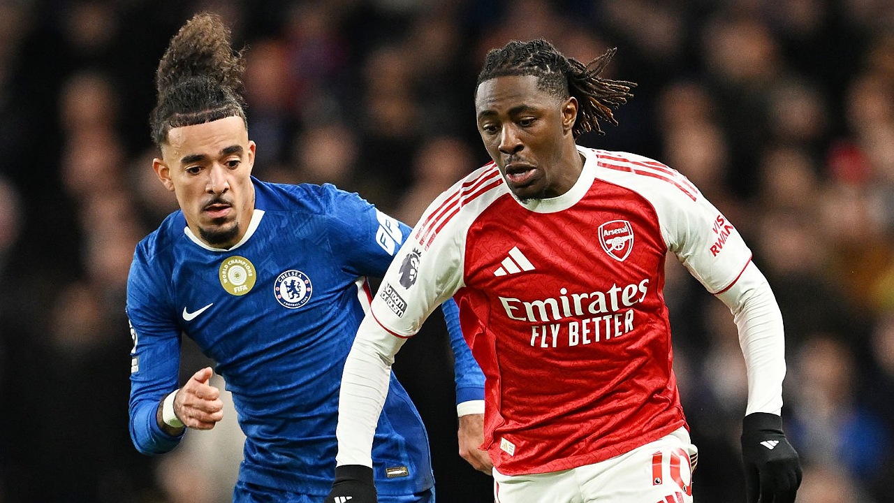 Malo Gusto saat mengawal Eberechi Eze