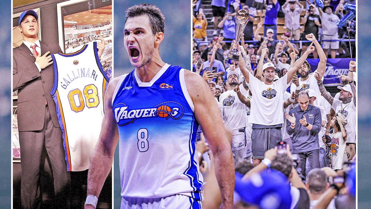 Di Puerto Rico, Danilo Gallinari mendapat semuanya: menit bermain penuh, peran kunci, kecintaan fan, dan akhirnya gelar juara. (Foto: ESPN)