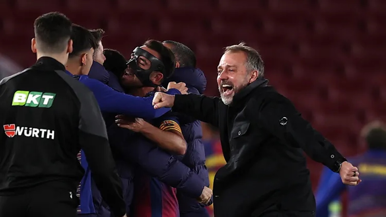 Hansi Flick Bangga Barcelona Mengalahkan Atletico